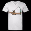 Lightweight Ringspun V-Neck "Soft Feel" T-Shirt Thumbnail