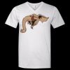 Lightweight Ringspun V-Neck "Soft Feel" T-Shirt Thumbnail