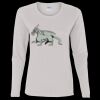 Heavy Cotton Women's "Budget" Long Sleeve T-Shirt Thumbnail
