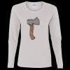 Heavy Cotton Women's "Budget" Long Sleeve T-Shirt Thumbnail