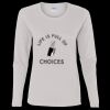 Heavy Cotton Women's "Budget" Long Sleeve T-Shirt Thumbnail