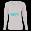 Heavy Cotton Women's "Budget" Long Sleeve T-Shirt Thumbnail